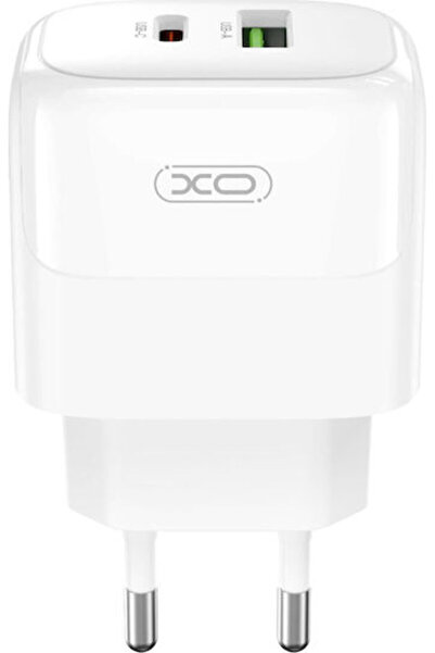 Xo Φορτιστής Χωρίς Καλώδιο με Θύρα USB-A και Θύρα USB-C, Παροχή Ισχύος 20W, Λ...