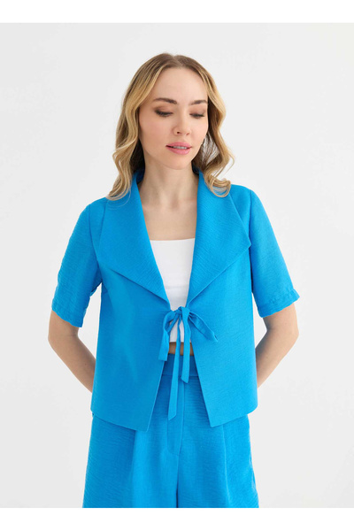 Selen Mavi Kadın Ceket 26YSL1633