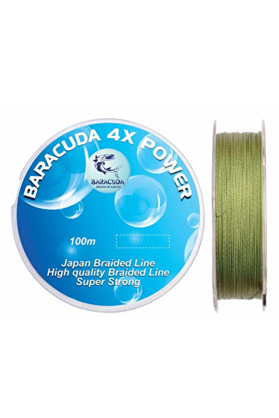 Baracuda 4X Power Fir Textil de Pescuit 100m Olive 4 Strand