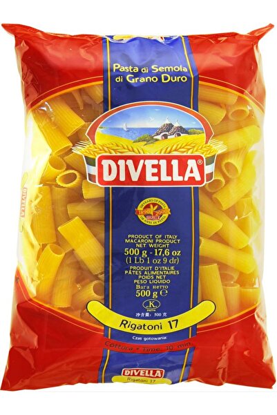 Divella Rigatoni 500 Gr | İtalyan Makarna, Kaliteli Makarna, Lezzetli Makarna...