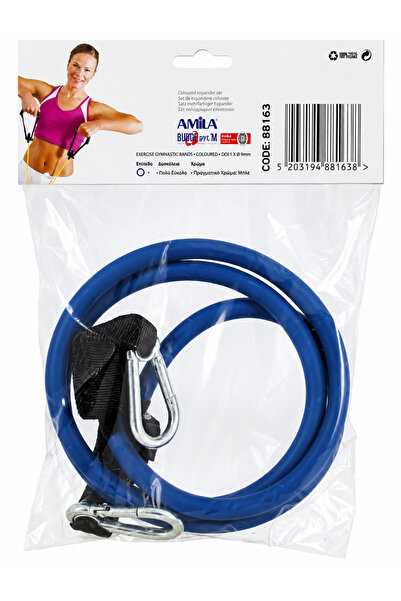 Tremblay Bandă elastică de fitness (tub elastic), cu carabină, pentru extensii.