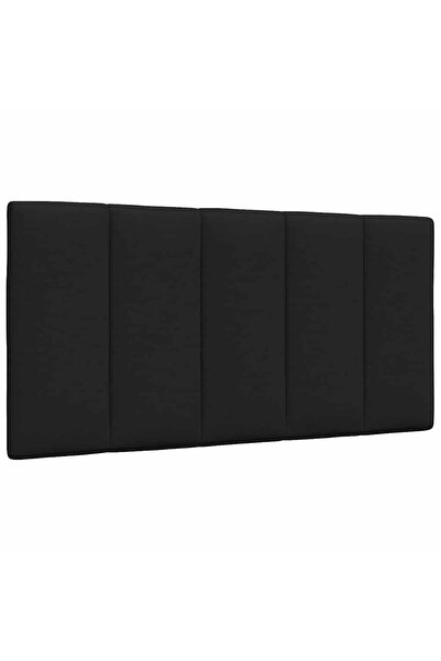 vidaxl Headboard Pillow , Hanko, black, 100 cm, textile