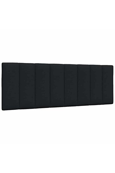 vidaxl Pernă pentru tăblie de pat, Hanko, negru, 120 cm, material textil