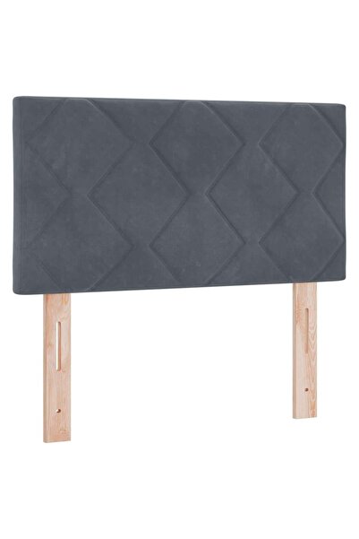 vidaxl Headboard Dark Grey 80 cm Velvet