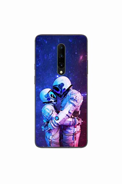 OEM Husa compatibila cu OnePlus 7 Pro Silicon Gel Tpu Model Astronauts Couple