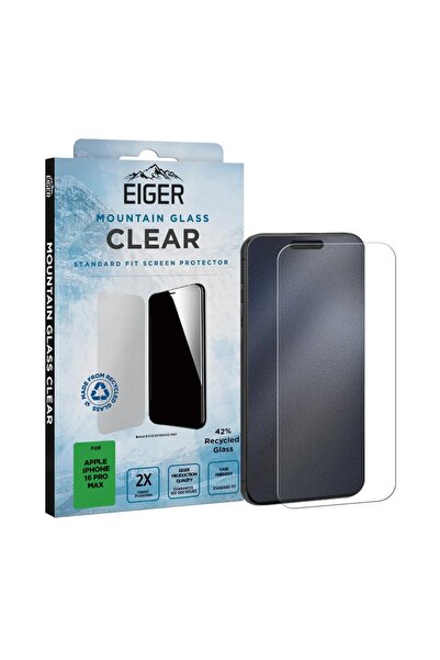 EIGER Folie Sticla Mountain Glass GRS iPhone 16 Pro Max Clear