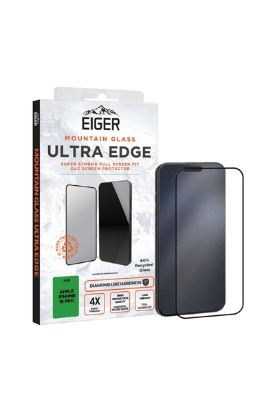 EIGER Folie Sticla Mountain Glass Ultra GRS iPhone 16 Pro Clear