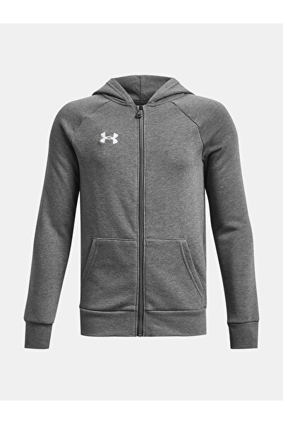 Under Armour Mikina UA Rival Fleece FZ Hoodie-GRY