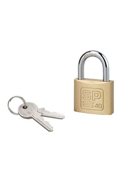 Serrurerie de Picardie Lacăt cu cheie, 40 mm, ansamblu din oțel, 2 chei - SP