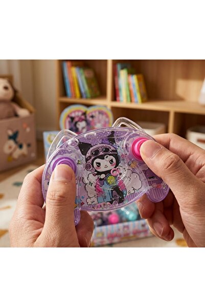 Kuzey Tacı Kuromi Sanrio Temalı Taşınabilir Su Oyun Konsolu Nostaljik Pil Ger...