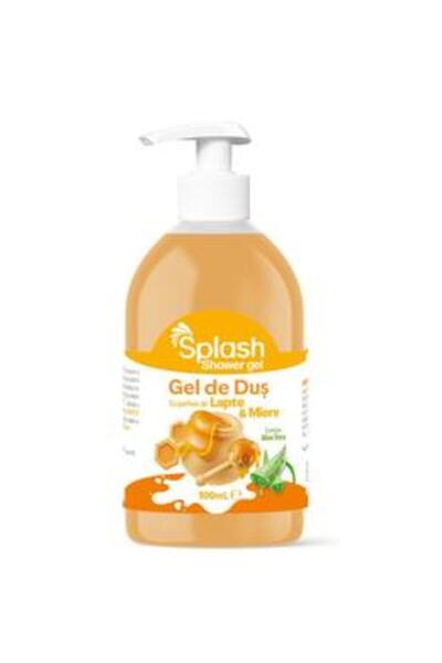 SPLASH Shower Gel with Milk and Honey Fragrance - Shower Gel, 500 ml