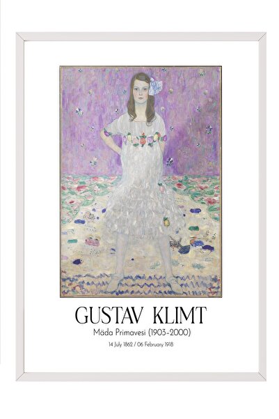 Postifull Gustav Klimt - Mäda Primavesi (1903–2000), Slika u belom okviru, Se...