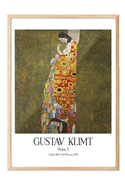 Postifull Gustav Klimt - Nada, II, Slika u drvenom okviru, Serija umetnosti B...