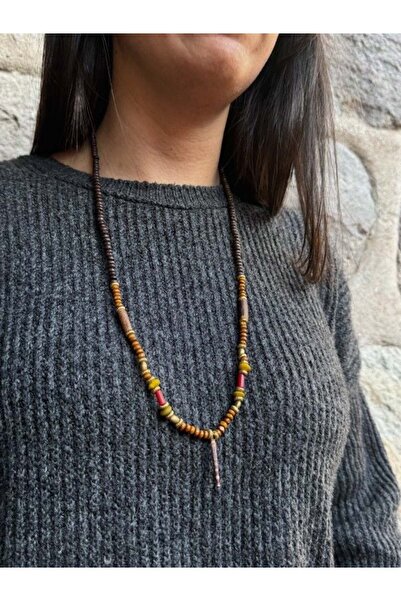 Bozhi Necklace Glass Beads Elegant Gift
