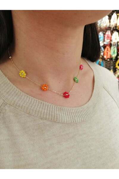 Bozhi Necklace Glass Beads Casual Elegance