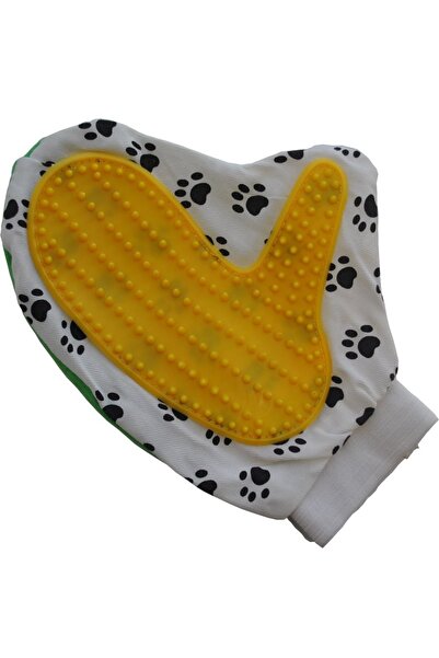 BIOTUR PET Manusa perie pentru caini, imprimeu labute, 24 x 8 cm