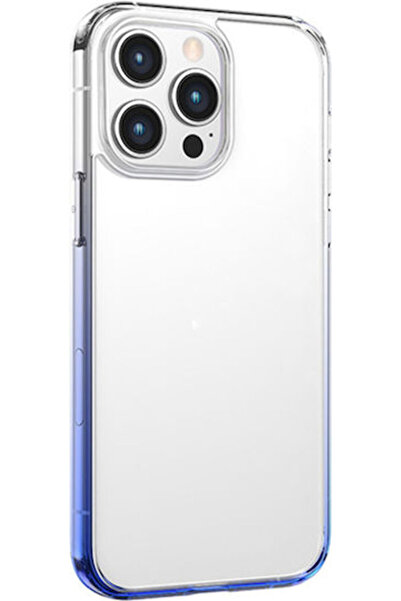 Usams Binz Πίσω Θήκη Σιλικόνης Διαφανής Μπλε (iPhone 14 Pro Max) Κωδικός: IP1...