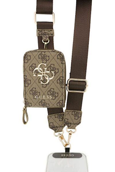Guess Strap Pu 4g Συνθετικό Δέρμα Πορτοφόλι Καφέ Κωδικός: GUUCNKP4DGMW