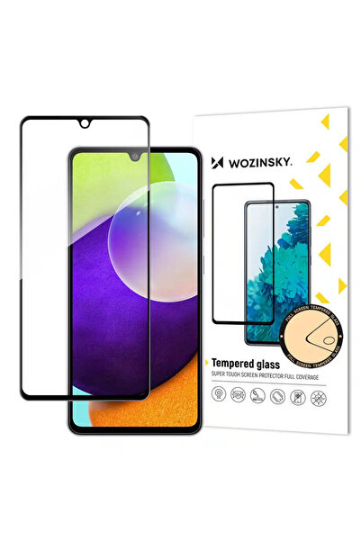 WOZINSKY Super Tough Full Glue Tempered Glass Full Screen With Frame Case Fri...