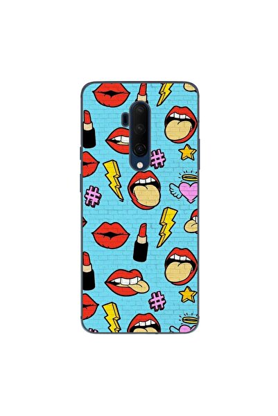 OEM Husa compatibila cu OnePlus 7T Pro Silicon Gel Tpu Model Pop Art Lips