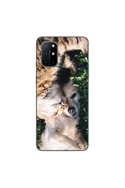 OEM Husa compatibila cu OnePlus 8T Silicon Gel Tpu Model Caine si Pisica