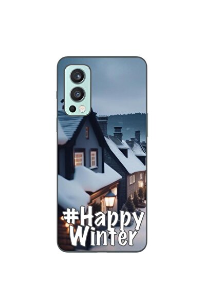 OEM Husa compatibila cu OnePlus Nord 2 Silicon Gel Tpu Model Happy Winter