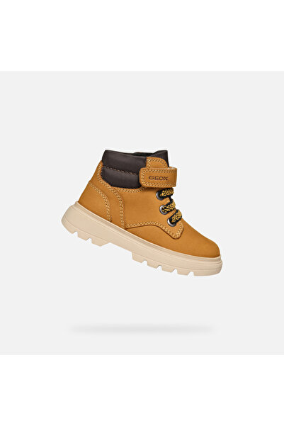 Geox Pantofi galbeni de gleznă pentru băieți Kiddartah