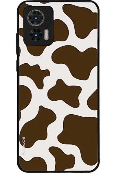 Other Θήκη Σειράς Sonique Animal Print για Motorola Edge 30 Neo 5G Αγελάδα 02