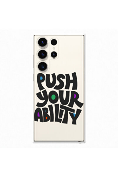 Other Samsung S24 Ultra Push Your Ability Transparent Silicone TPU Θήκη