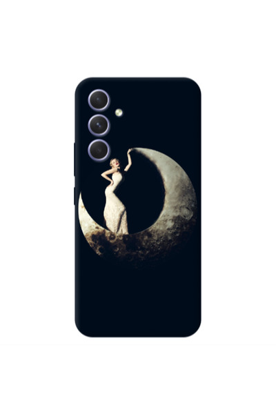 Other Samsung S25 PLUS Woman in moon Transparent Silicone TPU Θήκη