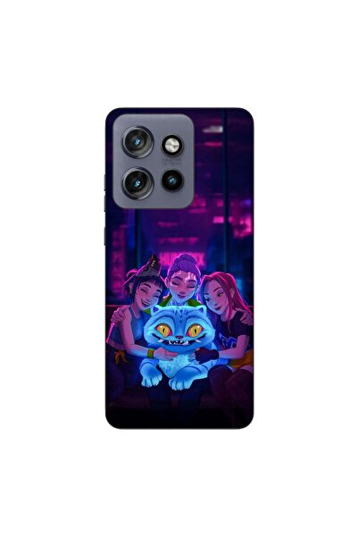 OEM Husa compatibila cu Motorola Edge 50 Neo Silicon Gel Tpu Model KPop Demon...