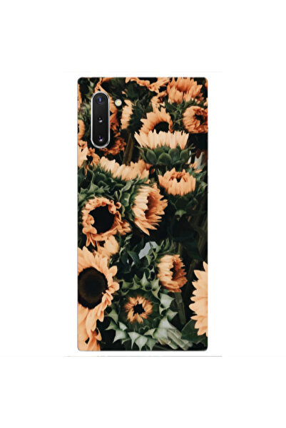 Other Samsung Note 10 Plus Sunflowers Transparent Silicone TPU Θήκη