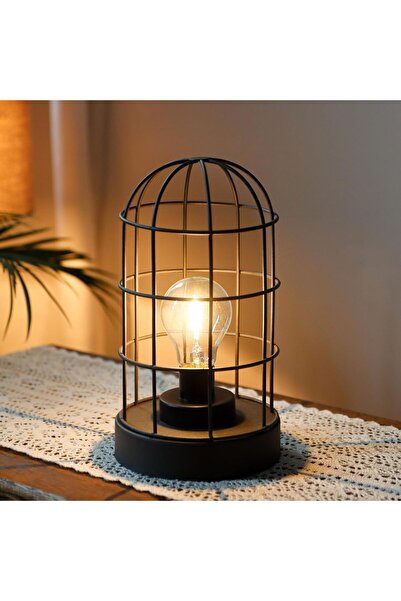 JHY DESIGN Lanterna cu baterii, 25cm înălțime, Lampă de masă decorativă, cu s...