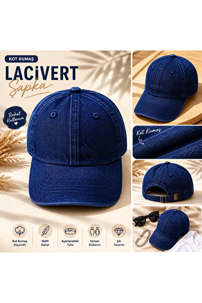 Selince Hayaller Washed unisex denim sport blue hat