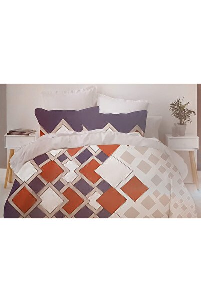 MILANO COLLECTION Set Lenjerie Pat Dublu Mix Bumbac 51210 P13 Blue/Red