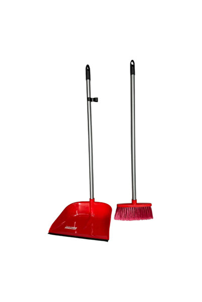Om Broom and dustpan with handle