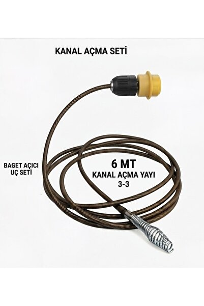 bimex 6Mt Matkap Uyumlu Lavabo Açma Spirali 16mm 6 Metre ( Sök-Tak) Pim anaht...