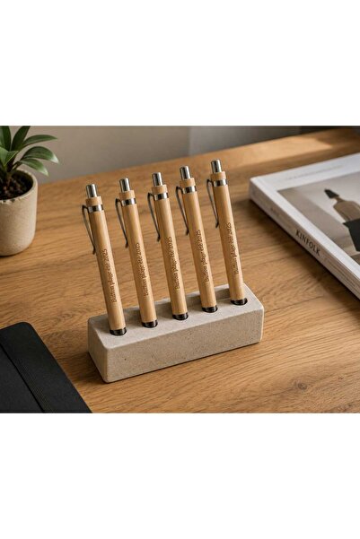 NoNameStore7 Top Bottom Set of 5 Fountain Pens, Blue Writing, Retractable Mec...
