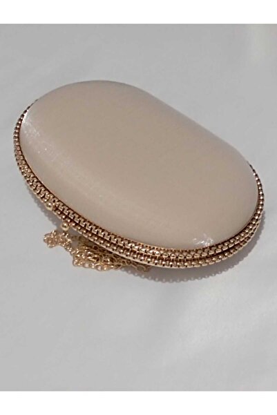 Şarra Gossi Ten Gece Çanta Gold Evening Dress Bag Gold
