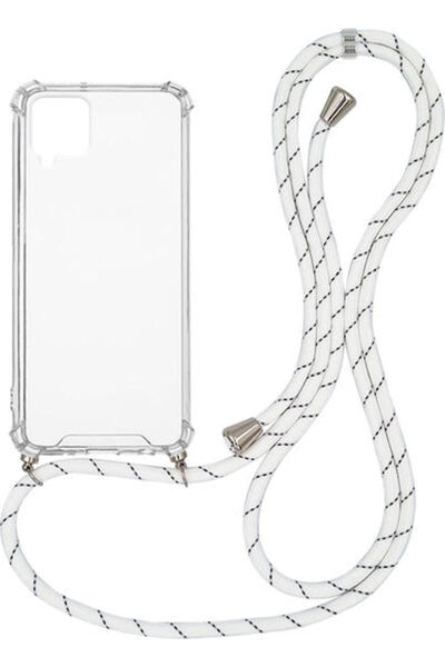 Other Sonique Armor Πίσω Θήκη Σιλικόνης με Λουράκι Λευκό Ουράνιο Τόξο (Samsun...
