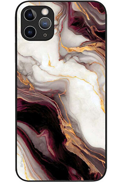 Other Sonique Μαρμάρινη Θήκη για Apple iPhone 11 Pro Max Μπορντό