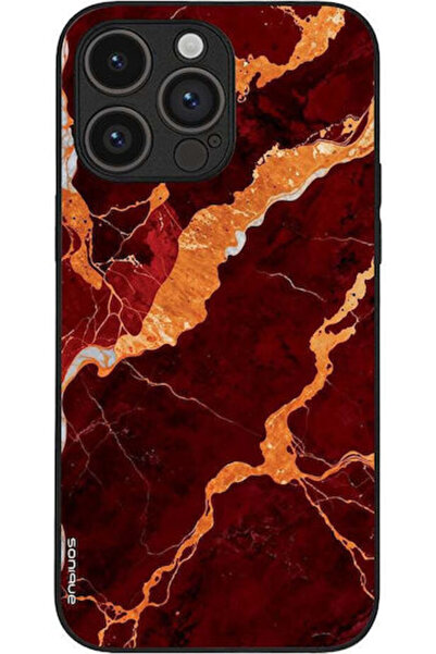 Other Sonique Μαρμάρινη Θήκη Apple iPhone 14 Pro Max Κόκκινη