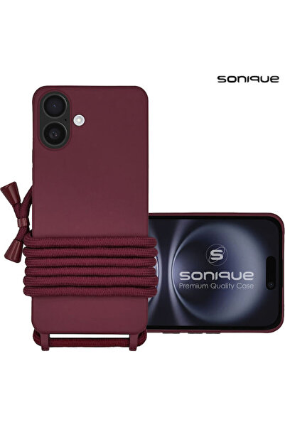 Other Θήκη σιλικόνης με κορδόνι μεταφοράς Sonique για Apple iPhone 16 Plus Μπ...