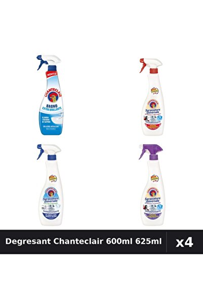 Chanteclair Set 4 Degresant Universal 600ml - Bicarbonat, Marsilia, Lavanda, ...