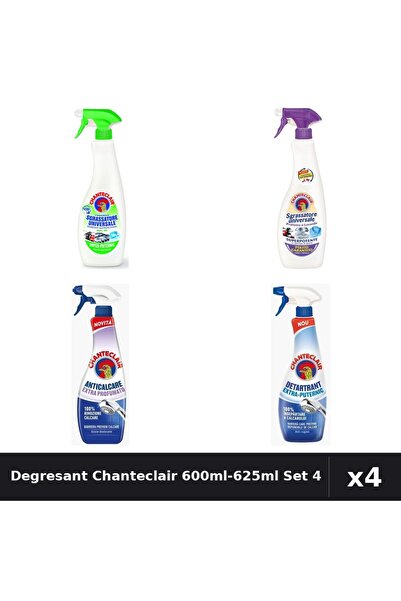 Chanteclair Set 4 Degresant Universal 600ml-625ml - Lămâie, Lavandă, Anticalc...