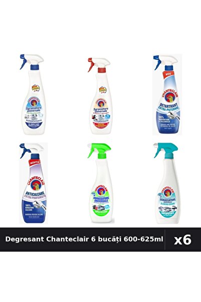 Chanteclair Set 6 Degresant Universal 600-625ml - Bicarbonat, Marsilia, Lămâi...