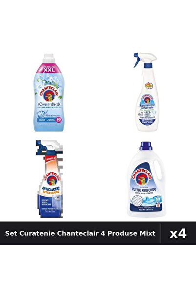 Chanteclair Set 4 Curatenie - Detergent, Degresant, Balsam Rufe 1575-1800-625ml