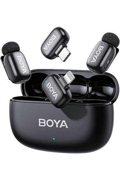 AS BOYA Boya mini 2 Σετ Lightning & Type-C Ασύρματο Δυναμικό Μικρόφωνο Πέτου,...