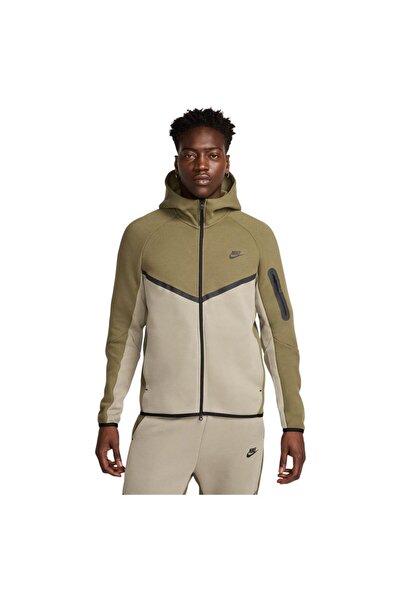 Nike Hanorac sportiv pentru bărbați, din fleece tehnic, tip Windrunner, cu fe...