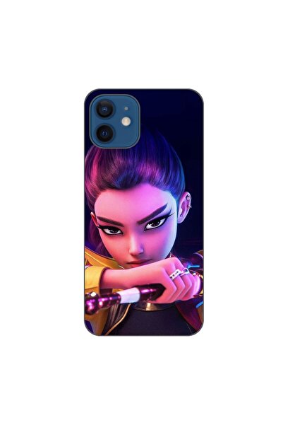 OEM Husa compatibila cu Apple iPhone 12 Silicon Gel Tpu Model KPop Demon Hunt...